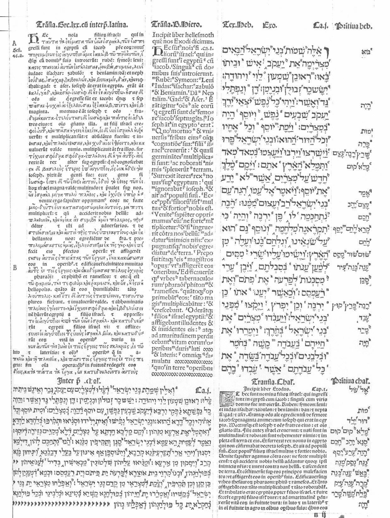 Seite 2 von Complutensische Polyglotte (Complutensian Polyglot Bible)