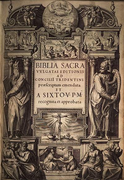 Ansicht Buchfront von Sixtine Vulgate
